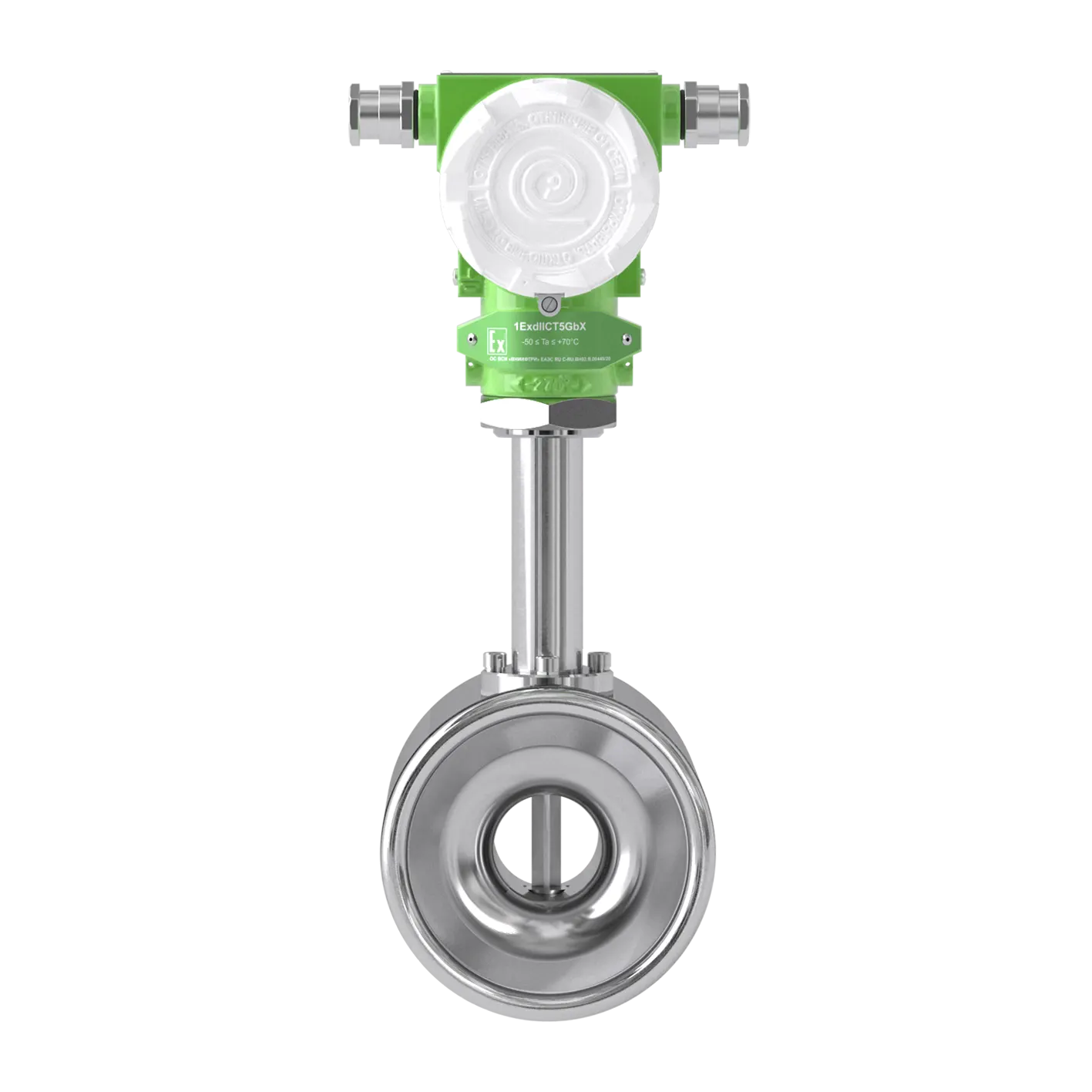 High pressure vortex flowmeter EMIS-VIHR 200 PPD back